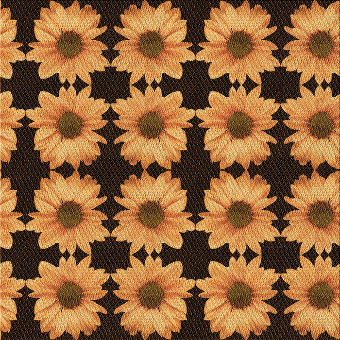 Round Patterned Red Rug, pat267org