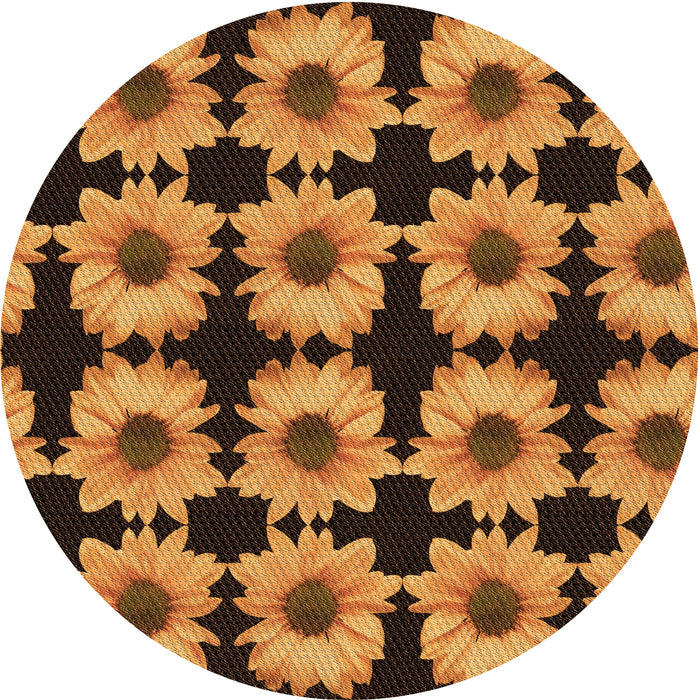 Square Patterned Red Rug, pat267org