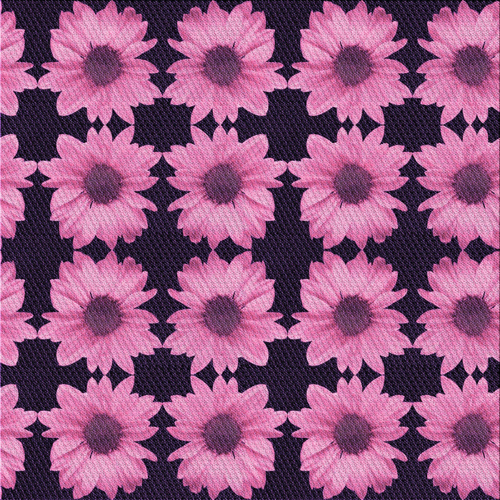 Round Patterned Deep Mauve Purple Rug, pat267pur