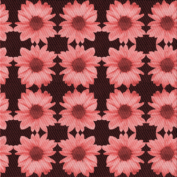 Round Patterned Saffron Red Rug, pat267rd