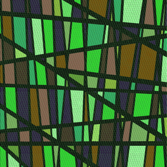 Patterned Midnight Gray Rug, pat2670grn