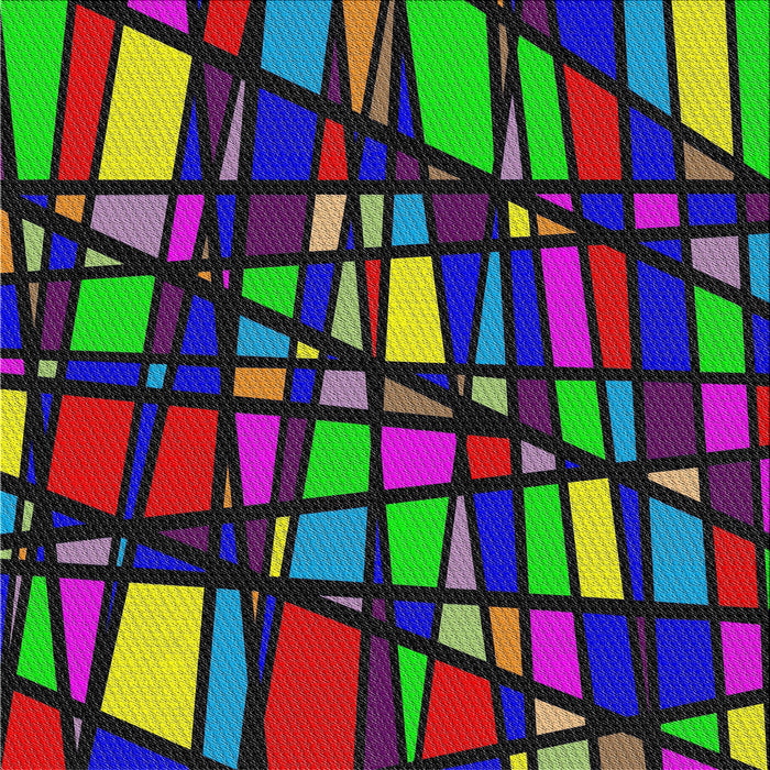 Square Patterned Dark Purple Modern Rug, pat2670