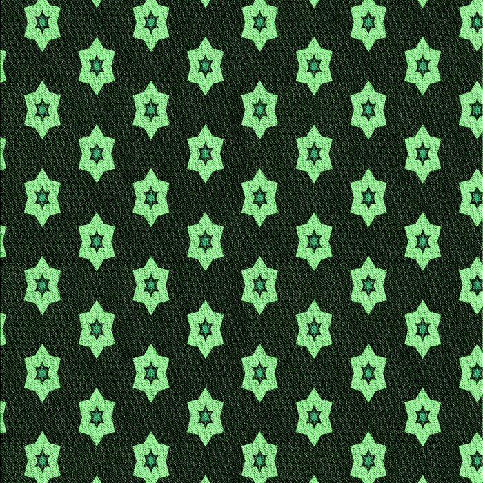 Patterned Black Rug, pat2671grn