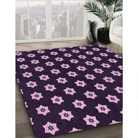 Patterned Orchid Purple Rug, pat2671pur