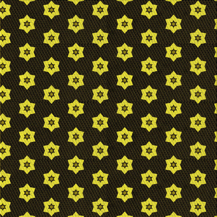 Round Patterned Black Rug, pat2671yw