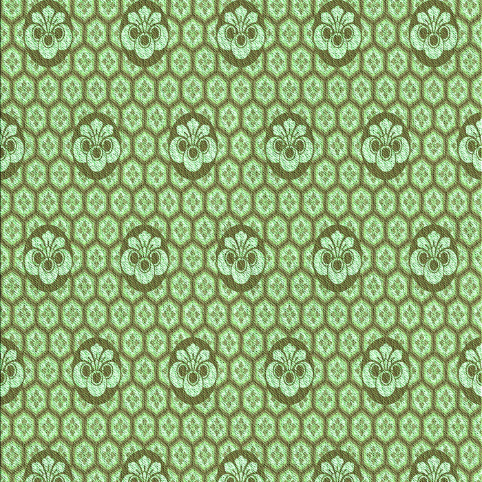 Patterned Pastel Green Rug, pat2672grn