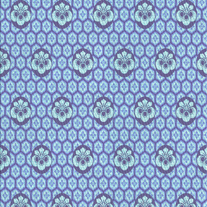 Patterned Blue Rug, pat2672lblu