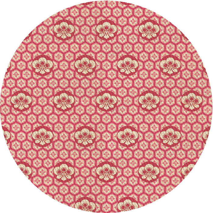 Square Machine Washable Transitional Crimson Red Rug in a Living Room, wshpat2672org