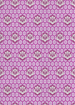 Patterned Magenta Pink Novelty Rug, pat2672