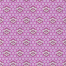 Square Patterned Magenta Pink Novelty Rug, pat2672
