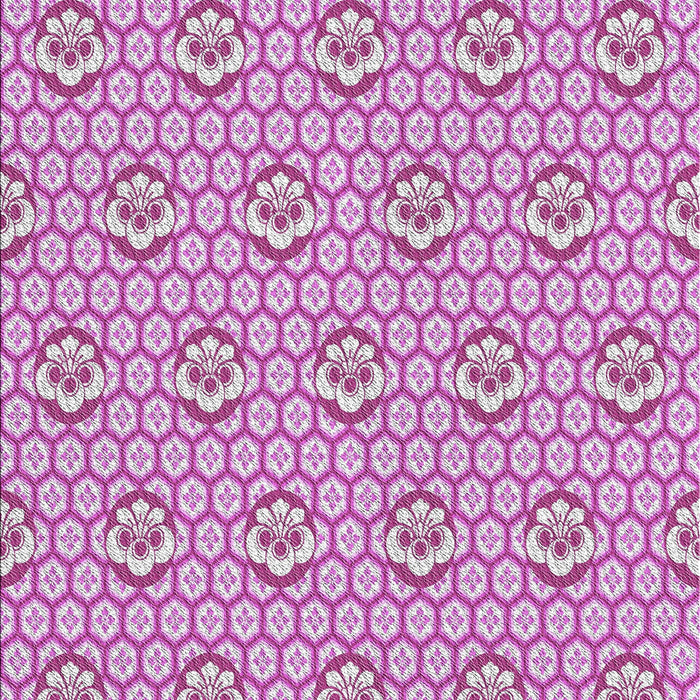 Machine Washable Transitional Magenta Pink Rug, wshpat2672