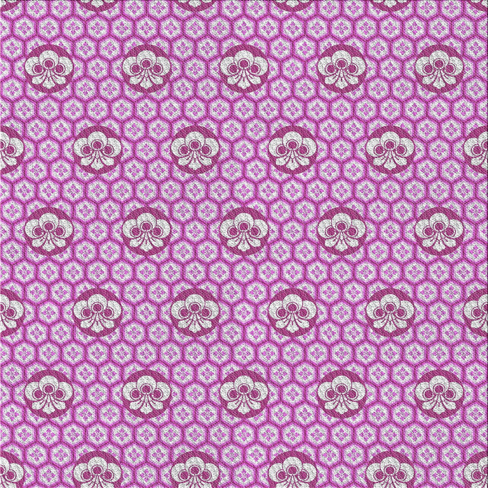 Sideview of Machine Washable Transitional Magenta Pink Rug, wshpat2672