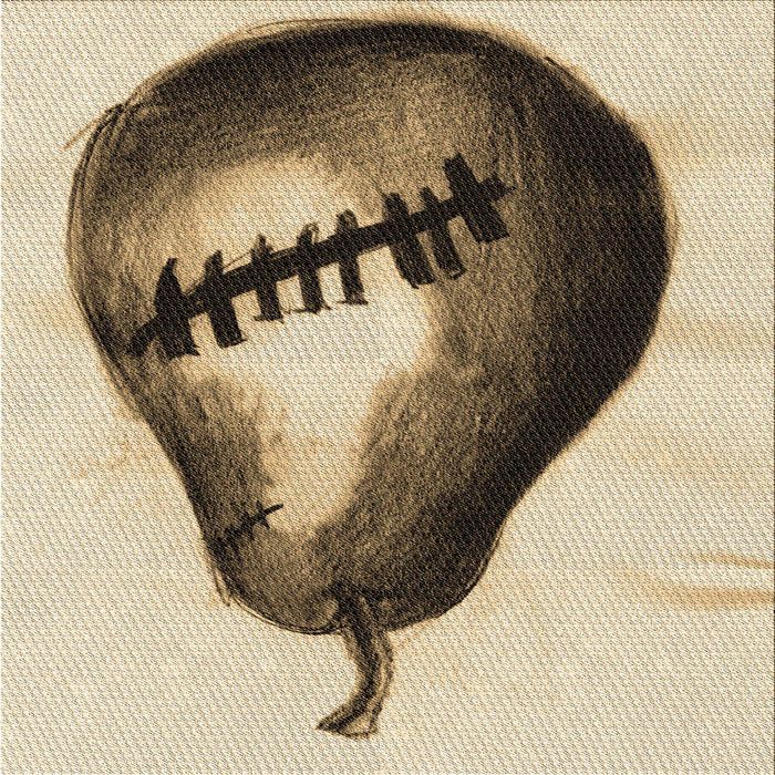 Round Patterned Khaki Gold Rug, pat2673brn