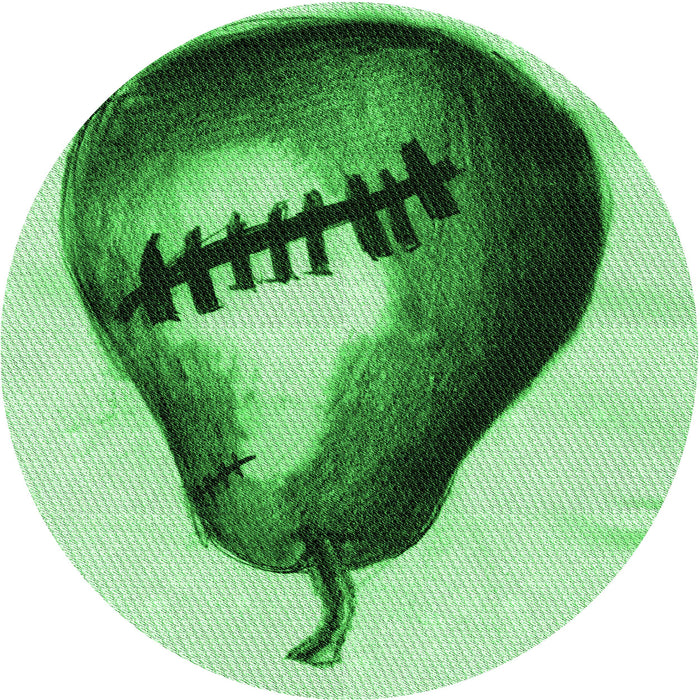 Square Patterned Green Rug, pat2673grn