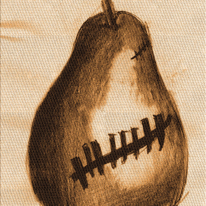 Patterned Mahogany Brown Rug, pat2673org