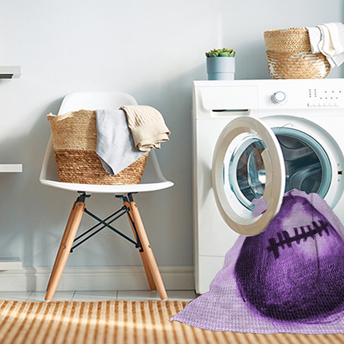 Machine Washable Transitional Blossom Pink Rug in a Washing Machine, wshpat2673pur