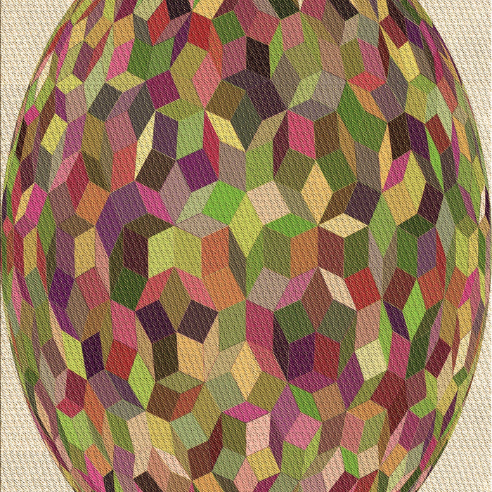 Patterned Brown Red Rug, pat2675brn