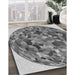 Machine Washable Transitional Cloud Gray Rug in a Family Room, wshpat2675gry