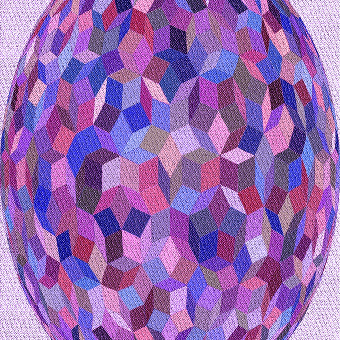 Machine Washable Transitional Dark Orchid Purple Rug, wshpat2675pur