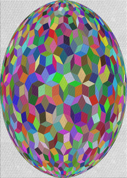 Patterned Green Modern Rug, pat2675