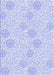 Patterned Lavender Blue Rug, pat2677blu