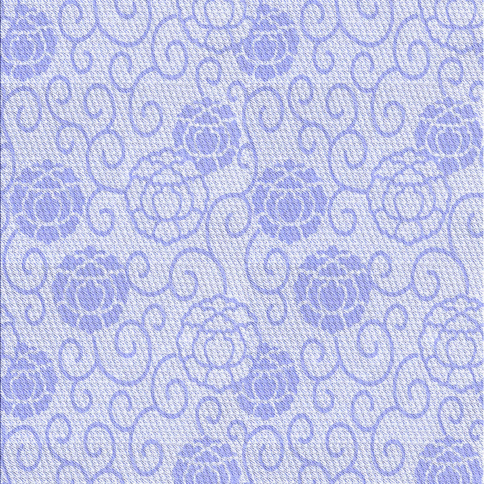 Machine Washable Transitional Lavender Blue Rug, wshpat2677blu