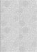 Patterned Cloud Gray Rug, pat2677gry