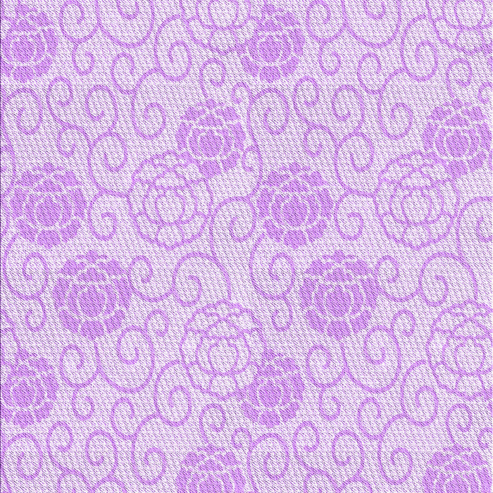 Patterned Violet Purple Rug, pat2677pur