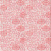 Round Patterned Pastel Red Pink Rug, pat2677rd