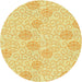 Square Machine Washable Transitional Mustard Yellow Rug in a Living Room, wshpat2677yw