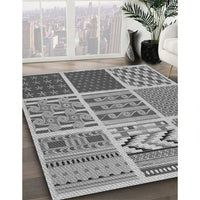 Patterned Cloud Gray Rug, pat2678gry