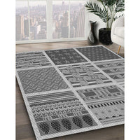 Patterned Cloud Gray Rug, pat2679gry