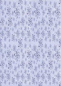 Machine Washable Transitional Lavender Blue Rug, wshpat268blu
