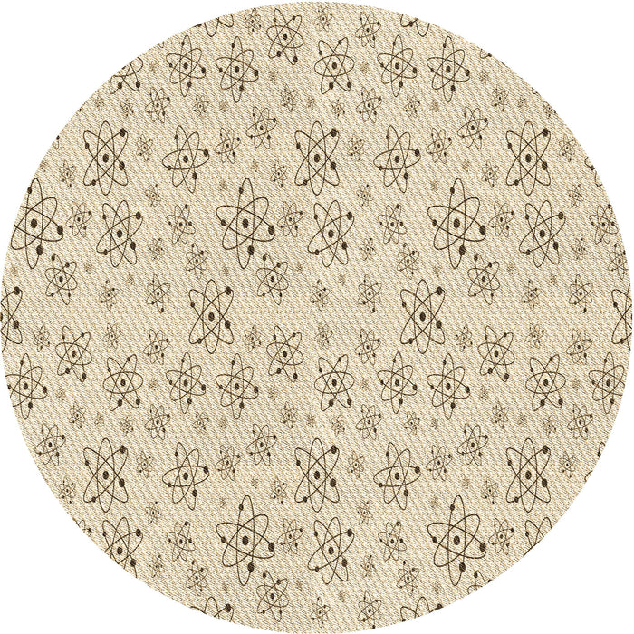 Square Patterned Peru Brown Rug, pat268brn