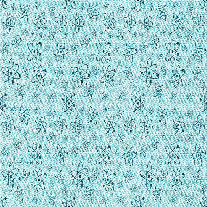 Round Machine Washable Transitional Electric Blue Rug, wshpat268lblu