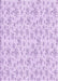 Machine Washable Transitional Purple Rug, wshpat268pur