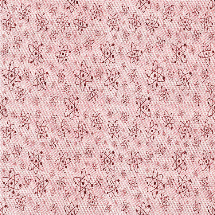 Round Machine Washable Transitional Pink Rug, wshpat268rd