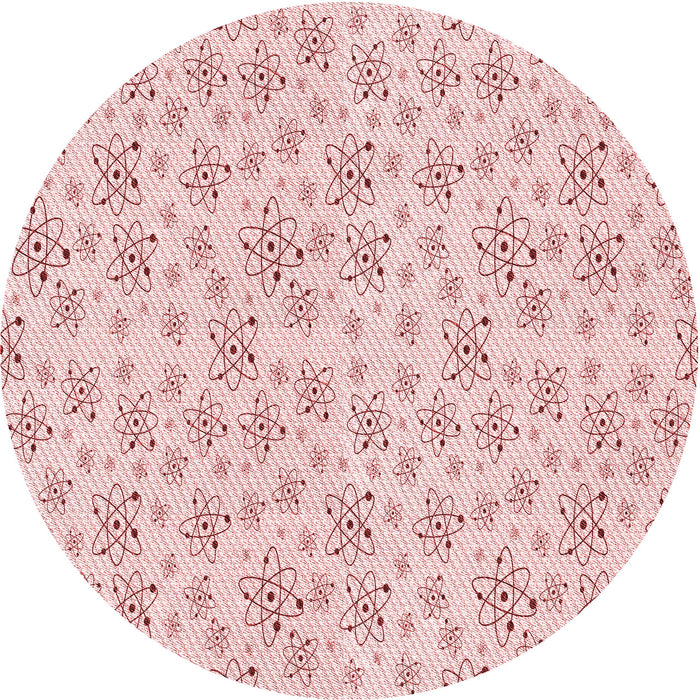 Square Patterned Pink Rug, pat268rd
