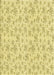 Machine Washable Transitional Sun Yellow Rug, wshpat268yw