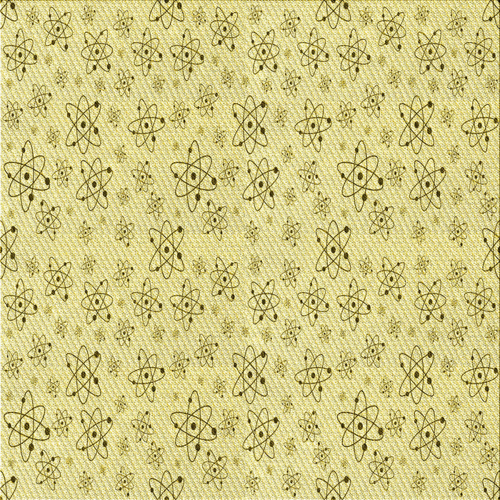 Round Patterned Sun Yellow Rug, pat268yw