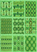 Patterned Emerald Green Rug, pat2682grn