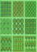 Patterned Emerald Green Rug, pat2683grn