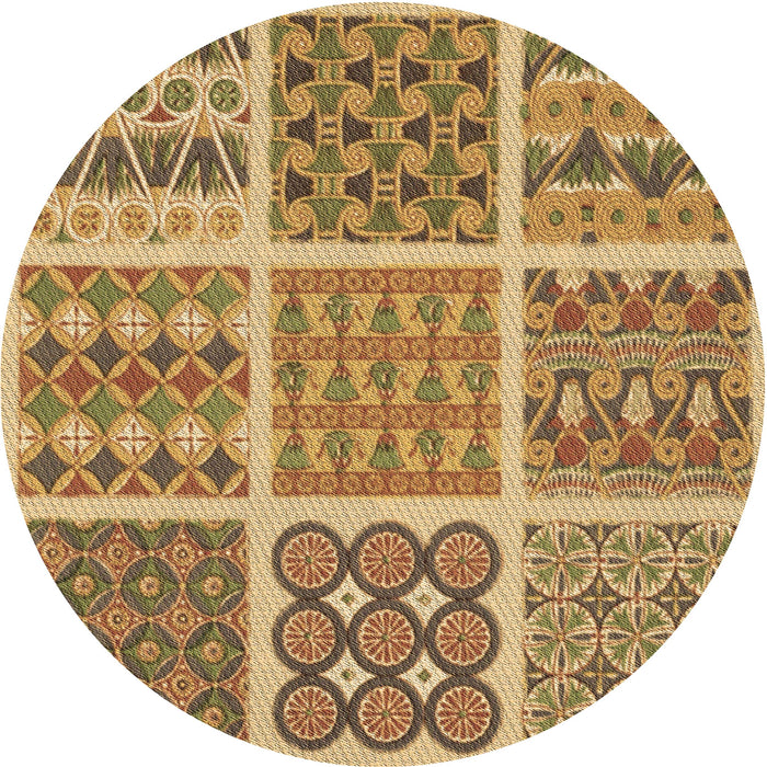 Square Machine Washable Transitional Orange Rug in a Living Room, wshpat2684brn