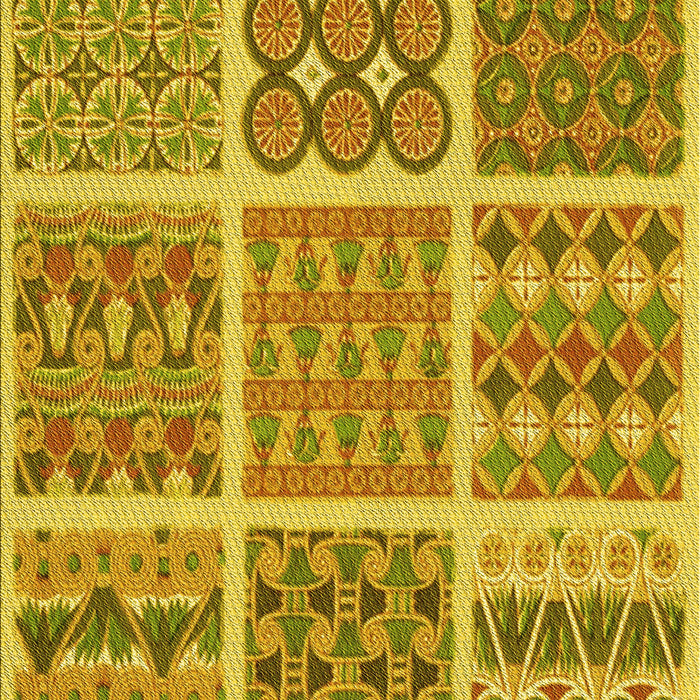 Patterned Dark Bisque Brown Rug, pat2684yw