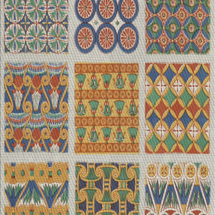 Patterned Brown Novelty Rug, pat2684