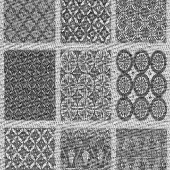 Machine Washable Transitional Cloud Gray Rug, wshpat2685gry