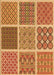 Patterned Orange Rug, pat2685org