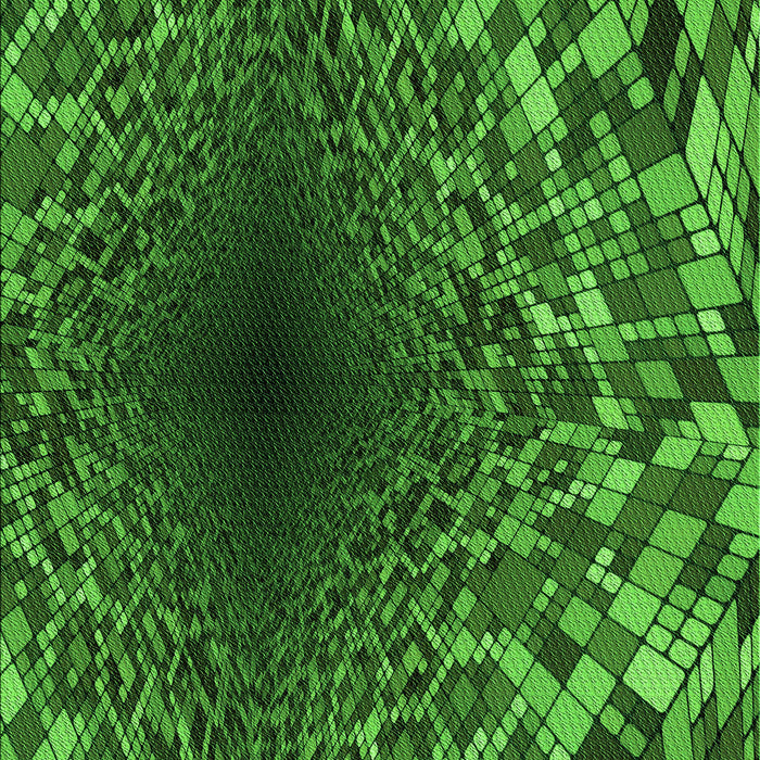 Machine Washable Transitional Deep Emerald Green Rug, wshpat2686grn