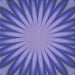 Round Patterned Purple Mimosa Purple Rug, pat2687blu