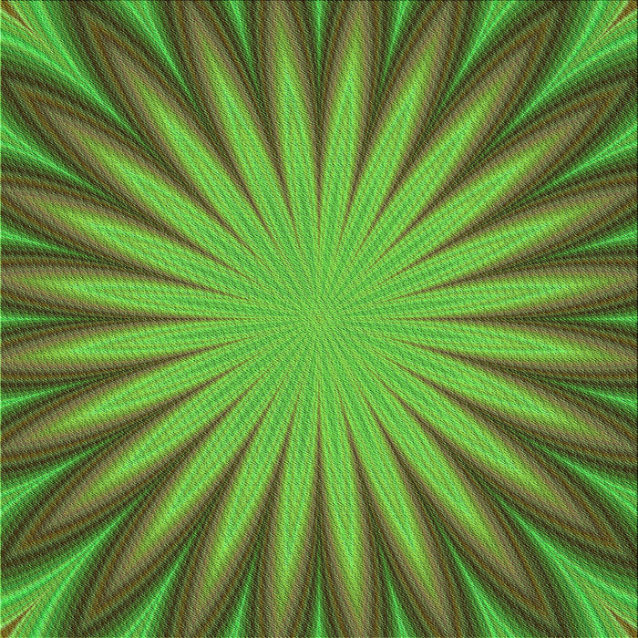 Round Patterned Green Rug, pat2687grn